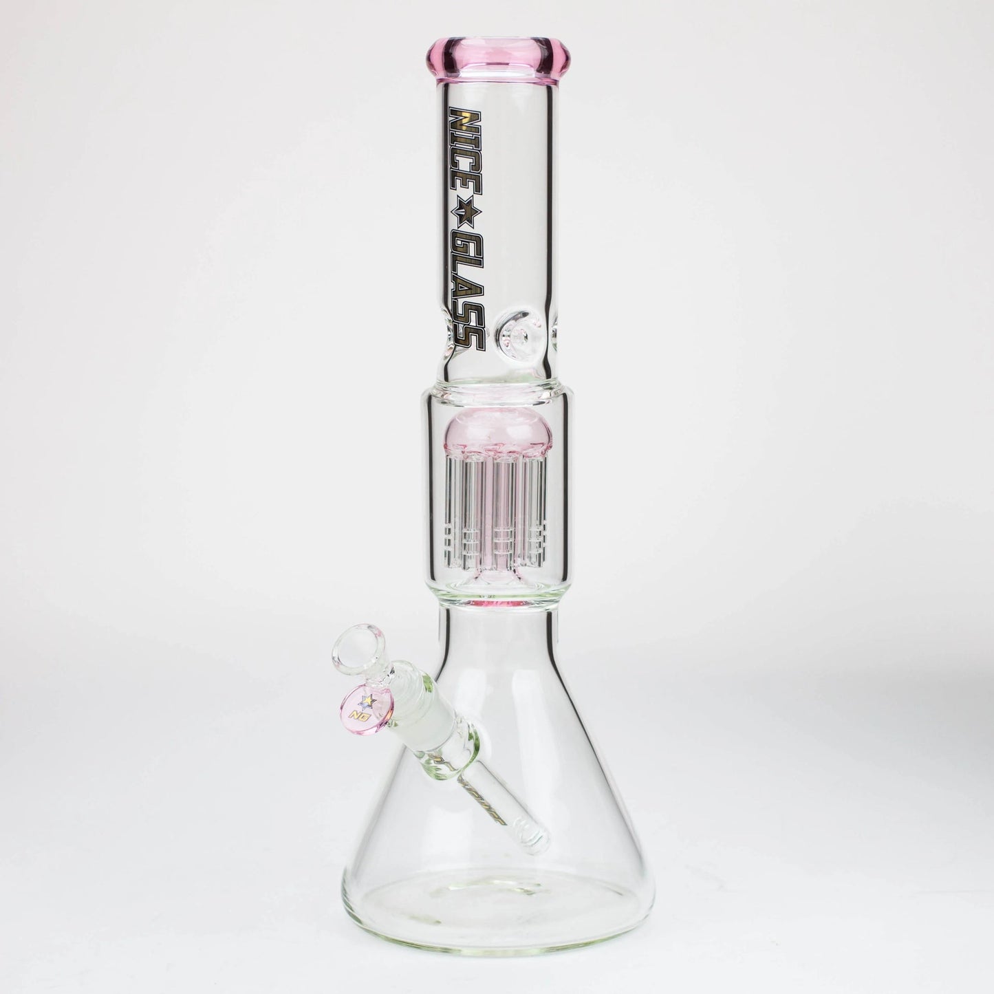 Nice Glass 16" Beaker w/ 8-Arm Tree Perc