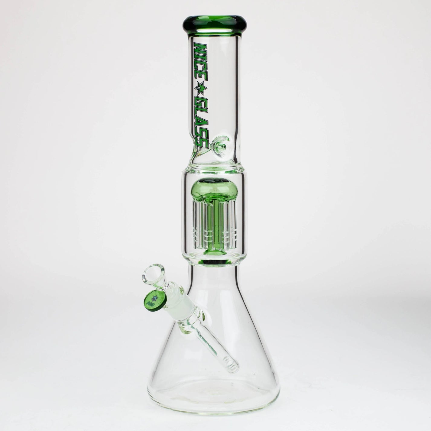 Nice Glass 16" Beaker w/ 8-Arm Tree Perc