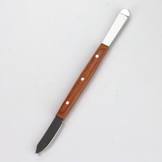 Dank 100% Stainless Steel Dab Tool w/ Wood Handle