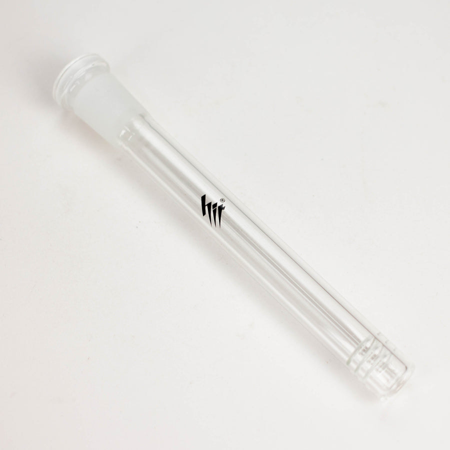 Hit Glass 18mm-14mm Clear Diffused Downstem w/ Logo - Various Lenghts