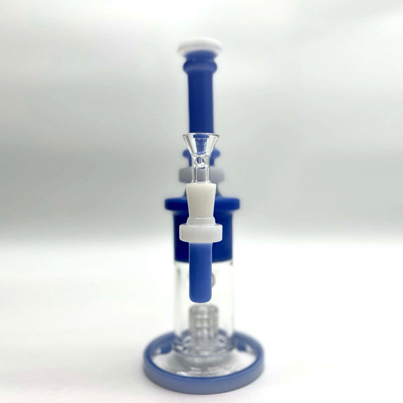 10" Colour Accented 14mm Matrix Glass Rig w/ Bowl