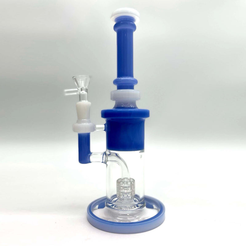 10" Colour Accented 14mm Matrix Glass Rig w/ Bowl