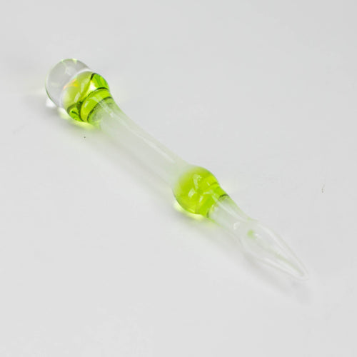 Shine Pipes Colour Accented Glass Dabber - Various Colours