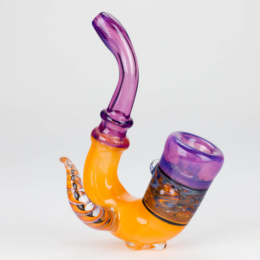 Mooks Glass Heady Sherlock Hand Pipe - #1