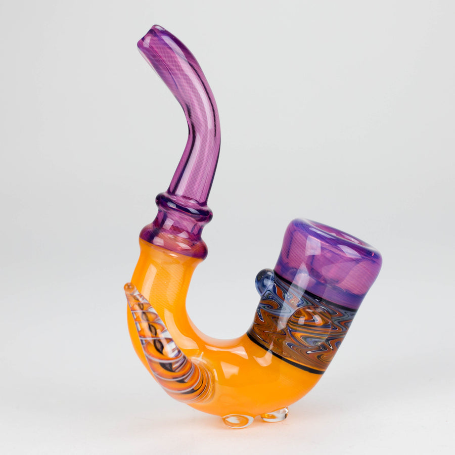 Mooks Glass Heady Sherlock Hand Pipe - #1