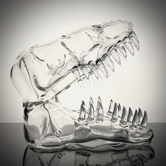 Eka Glass Clear Dino Skull Rig