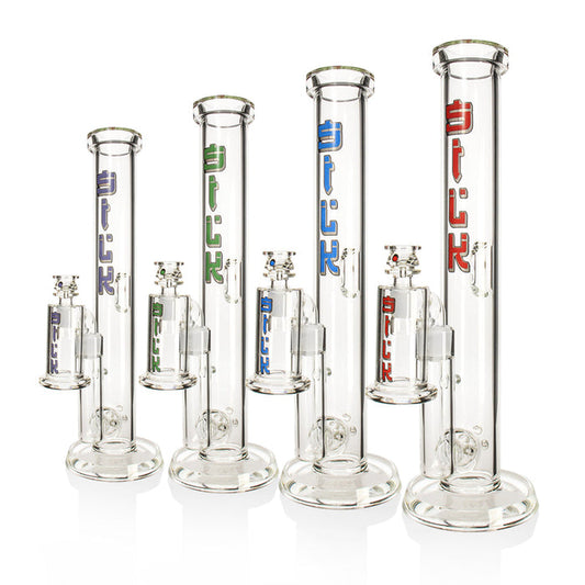 Silk 17" 3-Line Straight Tube w/ 14mm Bowl & Ash Catcher