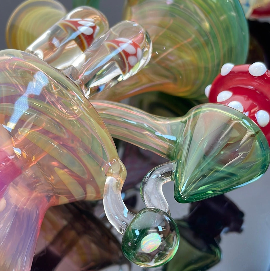 Eckardt Glass Fumed Mushroom Recycler