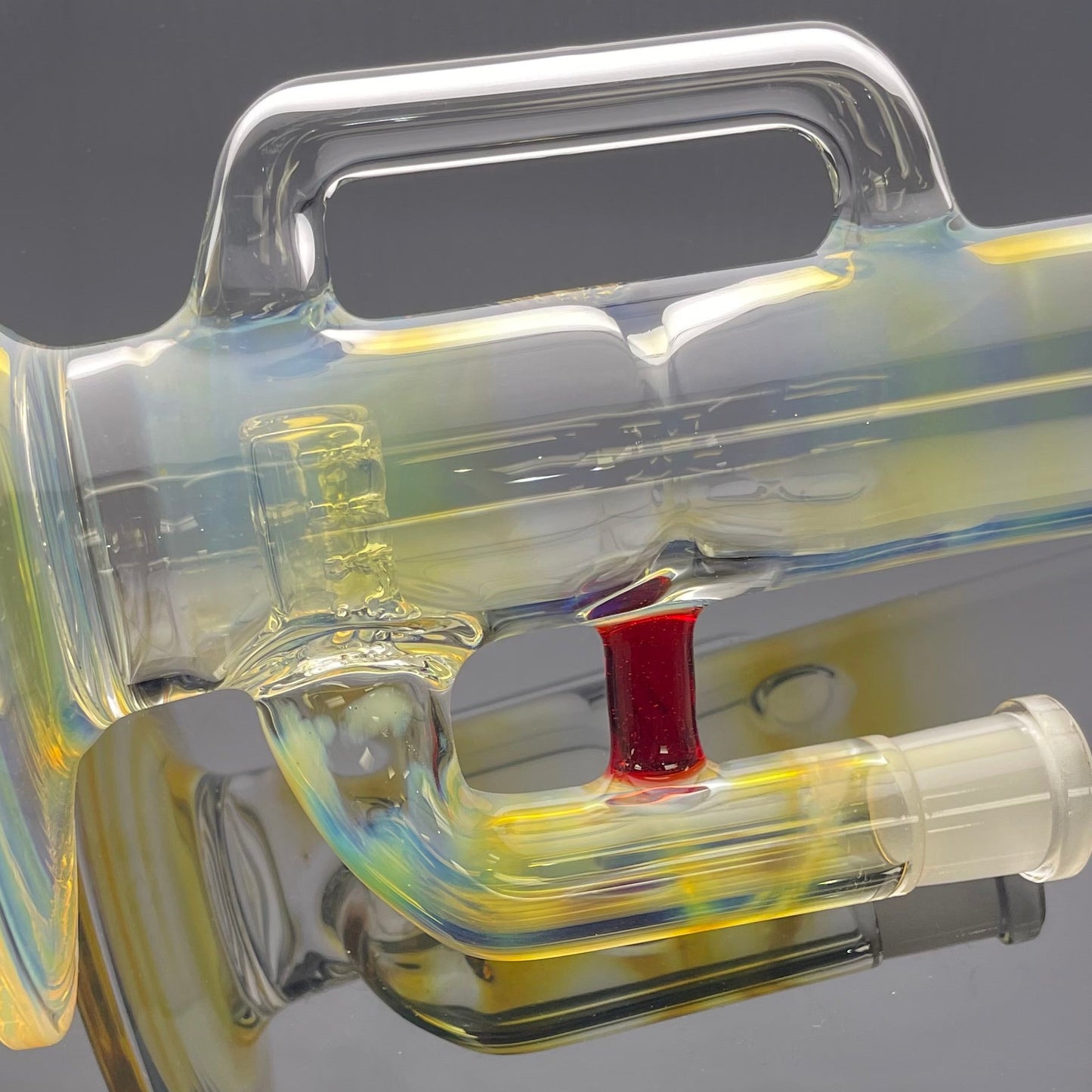 Green Belt Colour Accented Fume Stemline Drain Tube - Pomegranate