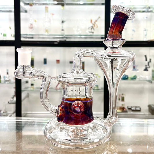 Green Belt Colour Accented Recycler - Amber Purple