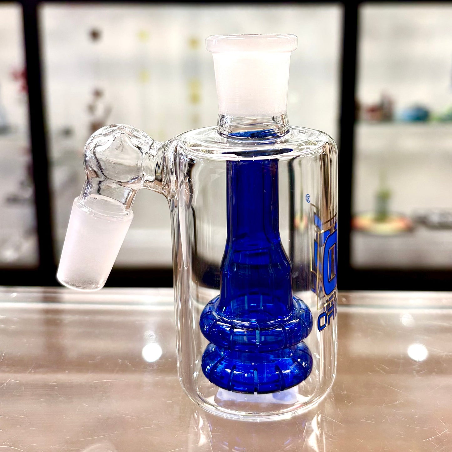 OG Original 18mm 45 Degree Ash Catcher w/ Double Ring Perc