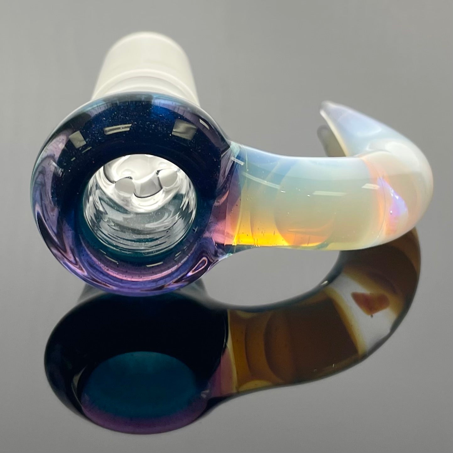 Green Belt Worked Marble Guard Tube + Bowl Set w/ 3 Opals