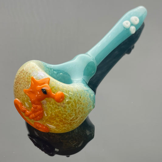Intent Glass 5.5” Seahorse Hand Pipe