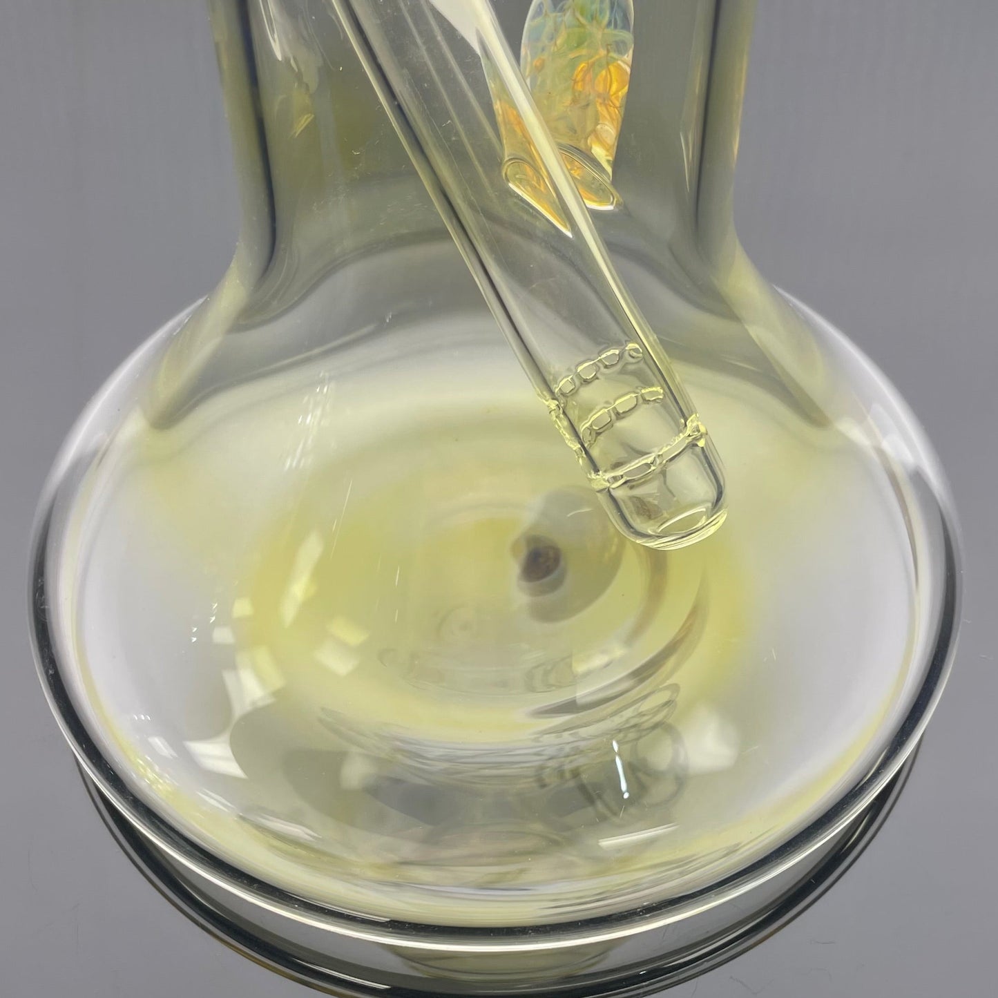 Mastah Glass Fumed 15" Hollow Foot Straight Tube