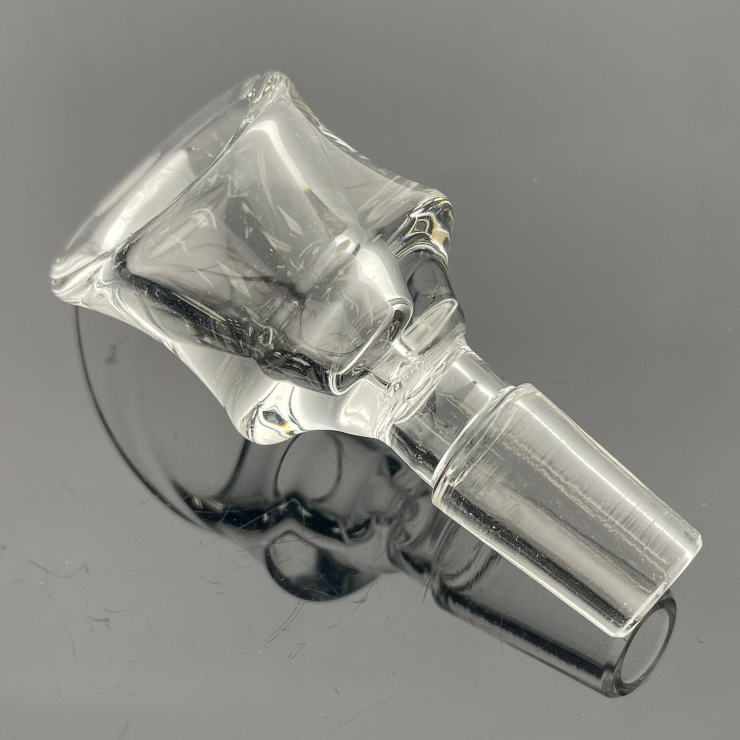 Nami Glass 14mm Large Angled Bowl - Clear