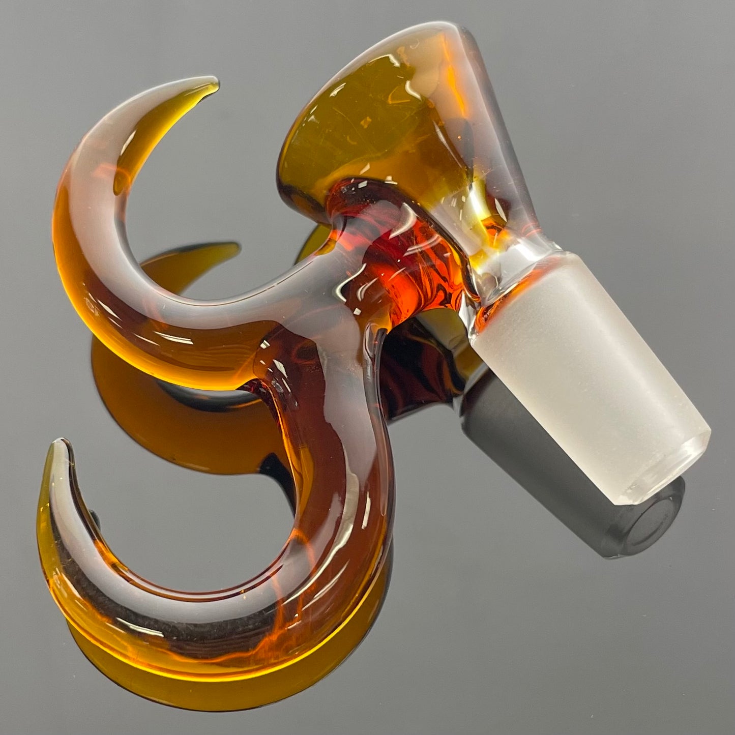 Gump Glass Bowl 2 Horn 14mm 1 Hole