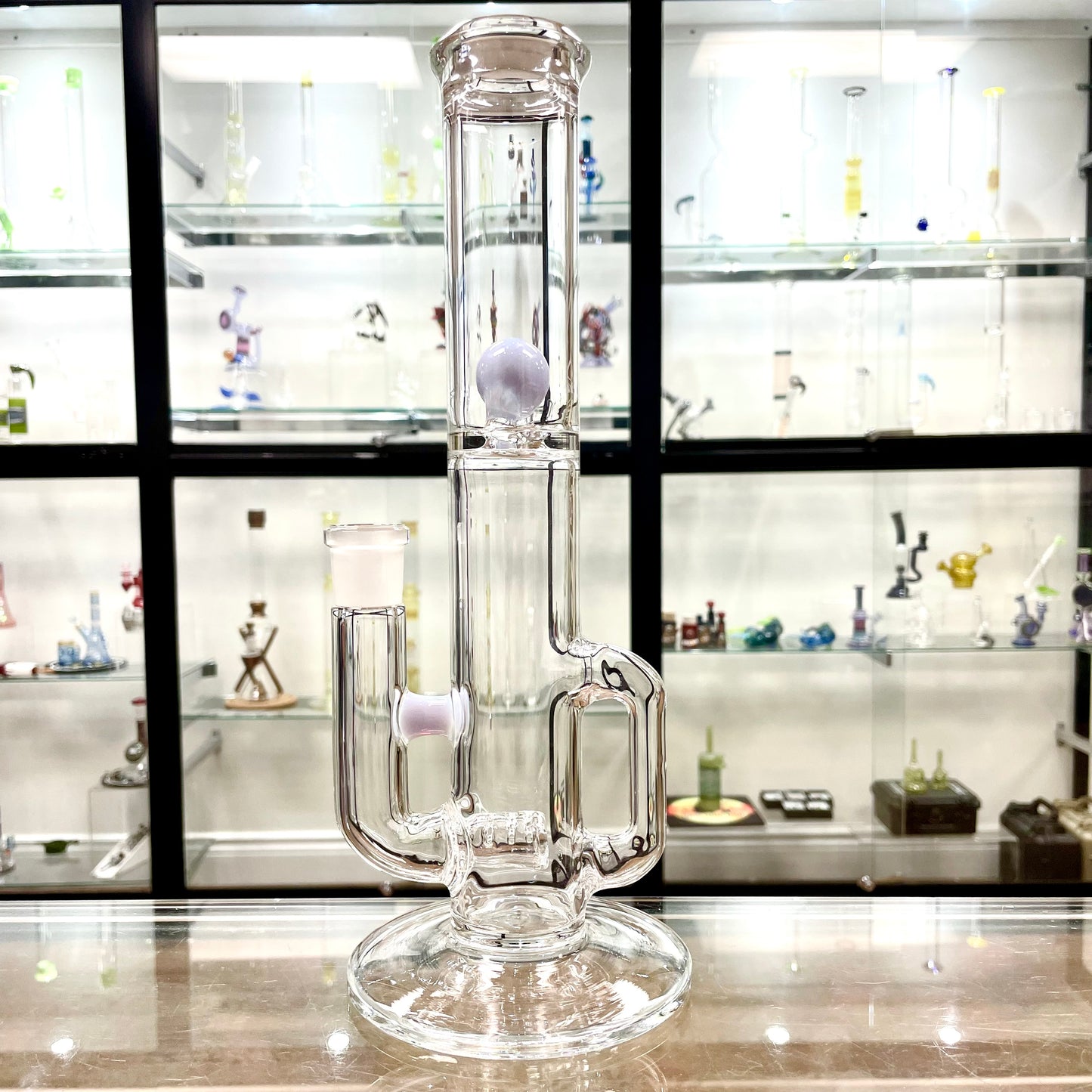 Green Belt Marble Splash Guard Tube w/ Drain