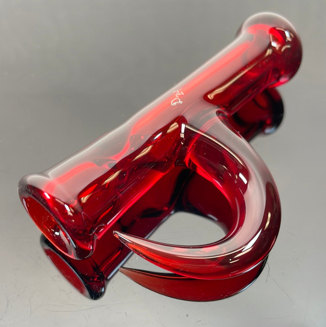 Duffy Pomegranate Horned Chillum