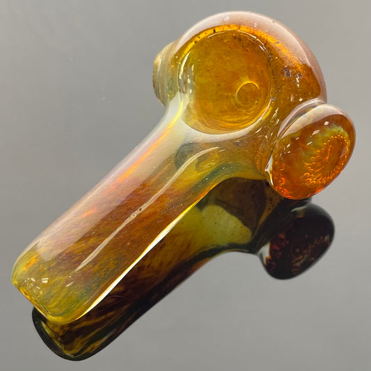 Browski Glass 3" Frit Hand Pipe w/ Fumed Cab