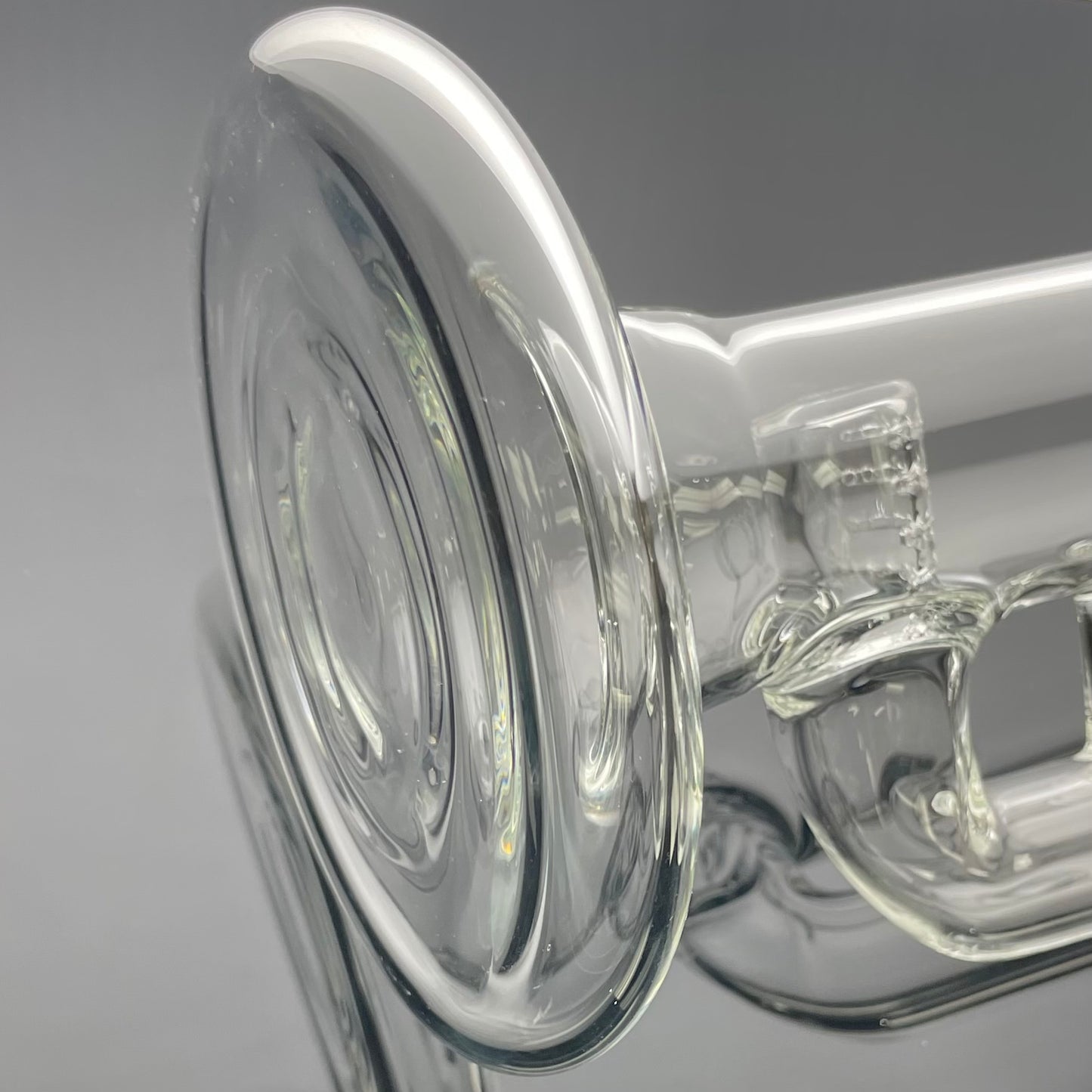 Green Belt 14.5” Clear Hollow Foot Stemline Tube