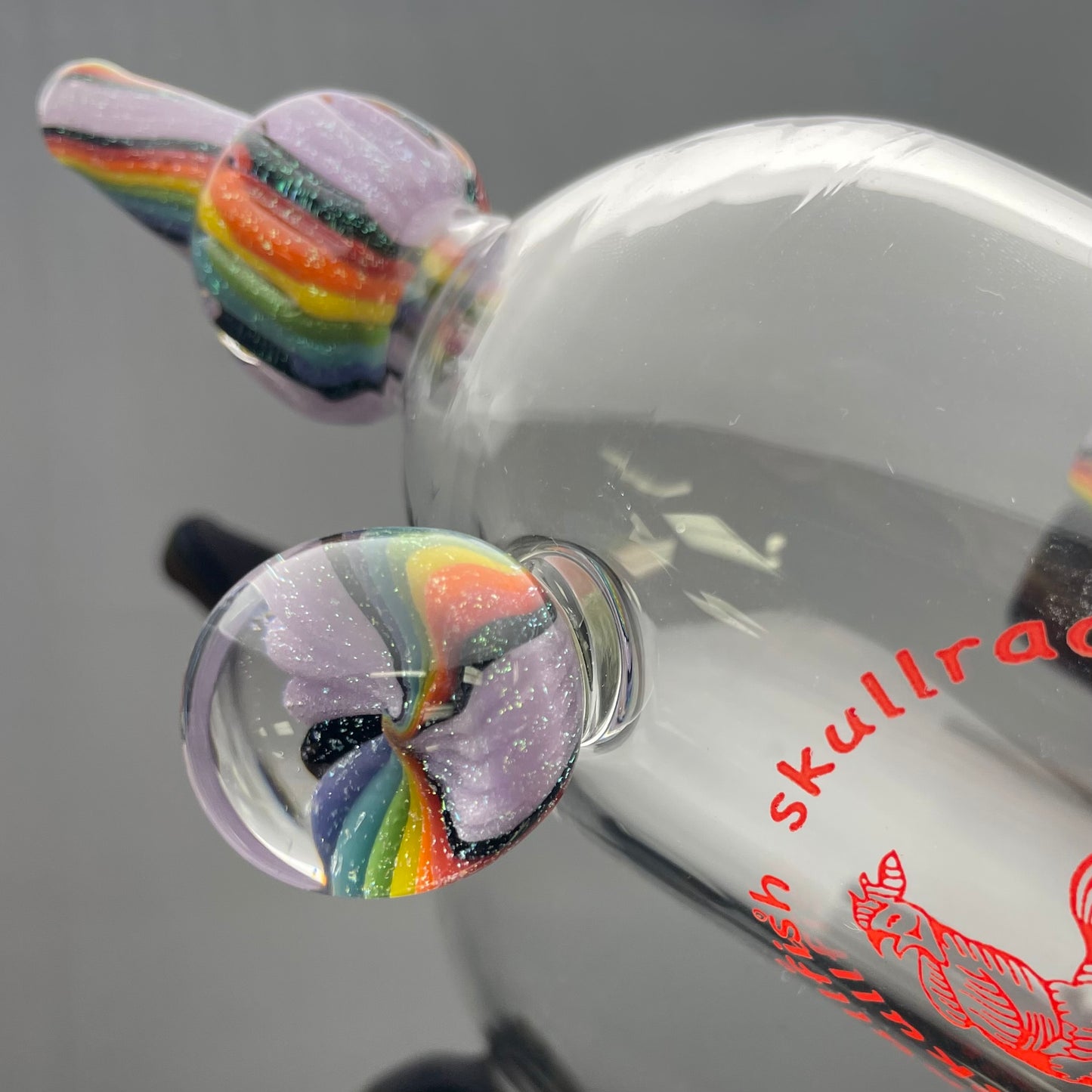 Skullfish 14mm Rainbow Dichro Skullracha Bottle
