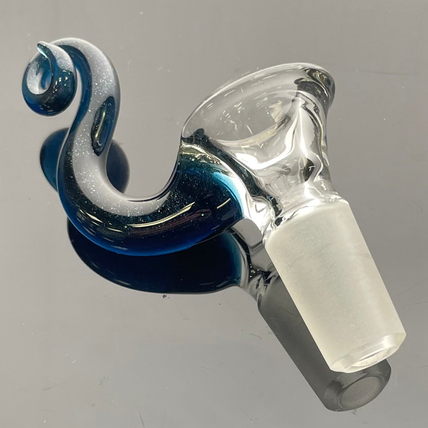Discobox Clear Bowl w/ Horn 14mm 1 Hole
