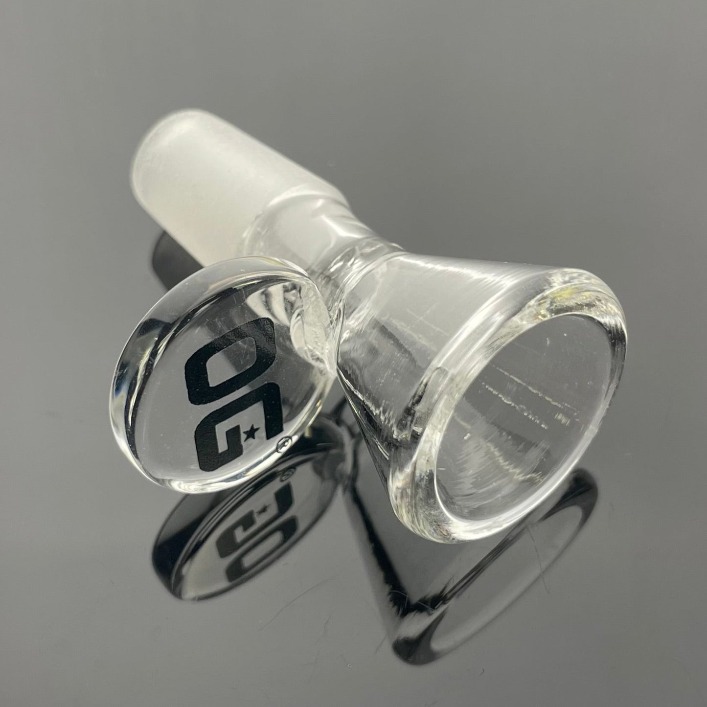 OG Original 14mm Clear Cone Bowl - Black Logo