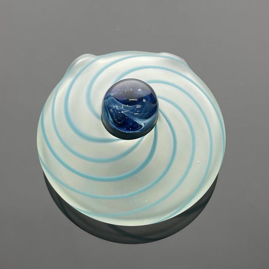 Campfire Glass Hollow Swirl Pendant