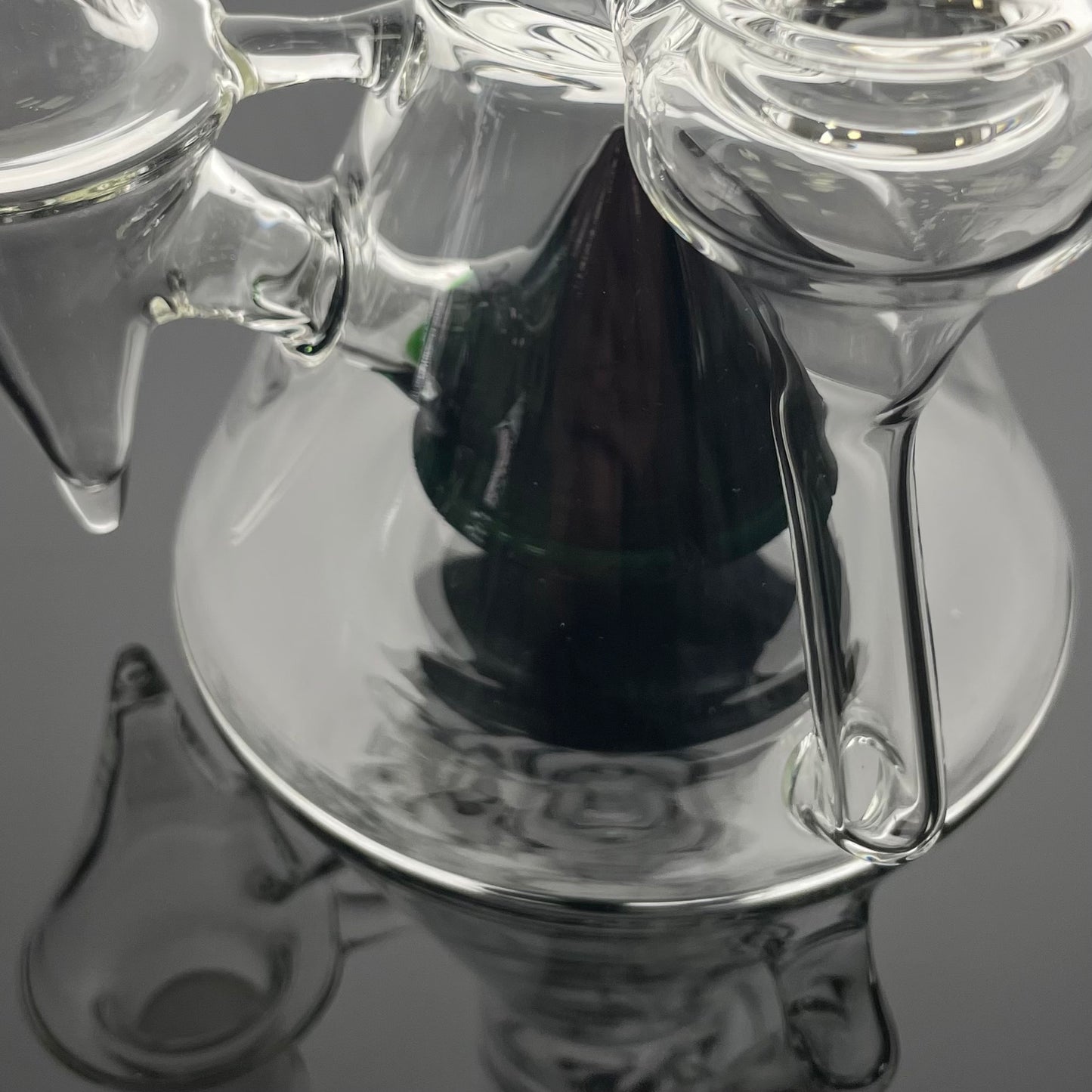 Discobox Large Colour Accented Fixed Double Recycler Beaker - Experimental Green