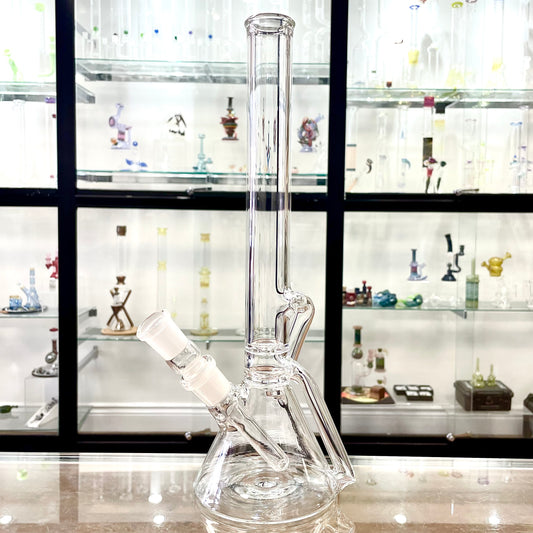 Discobox Clear Single Recycler Beaker w/ Removable Stem