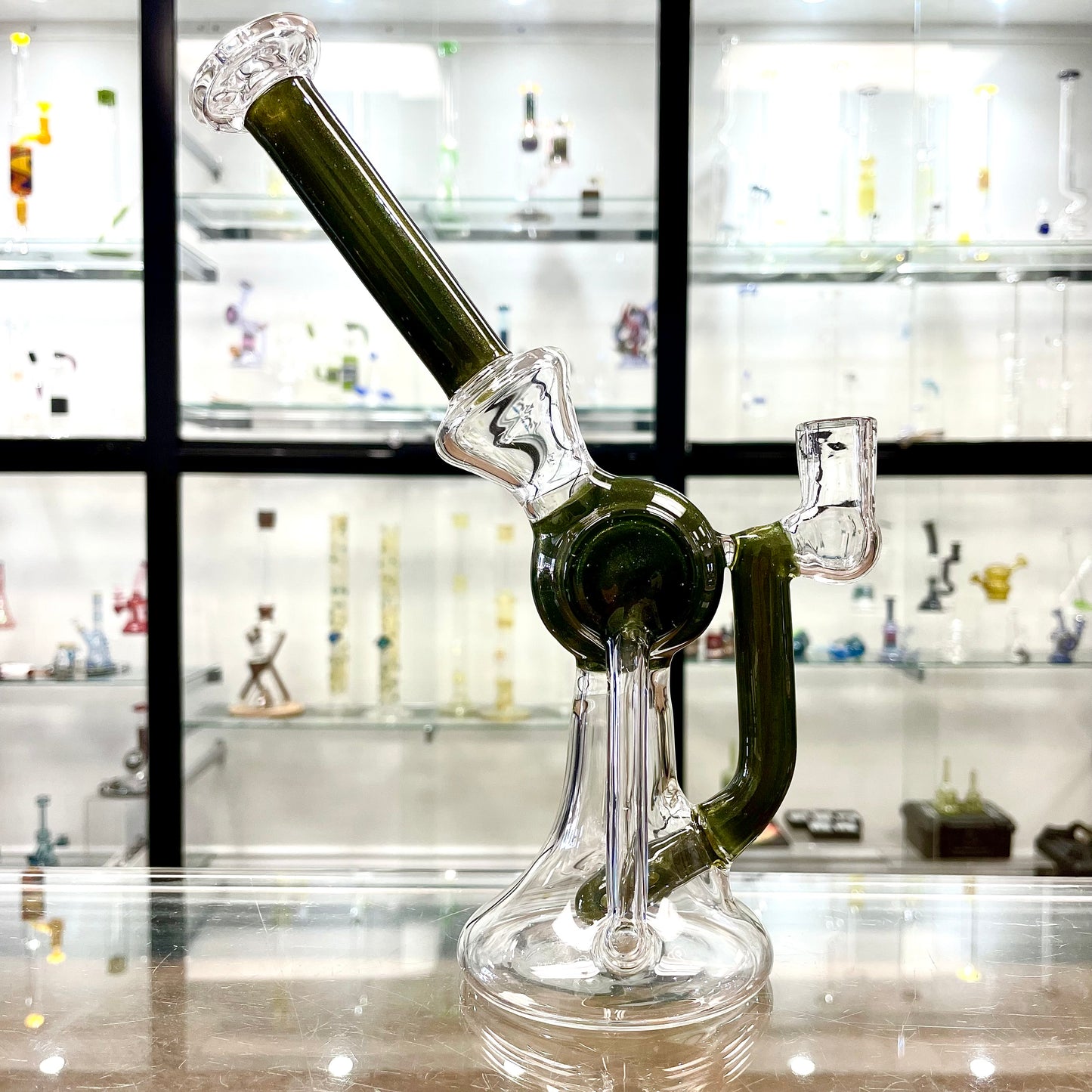 Eka Glass Lil' Dipper Rig - Bio Diesel Sparkle