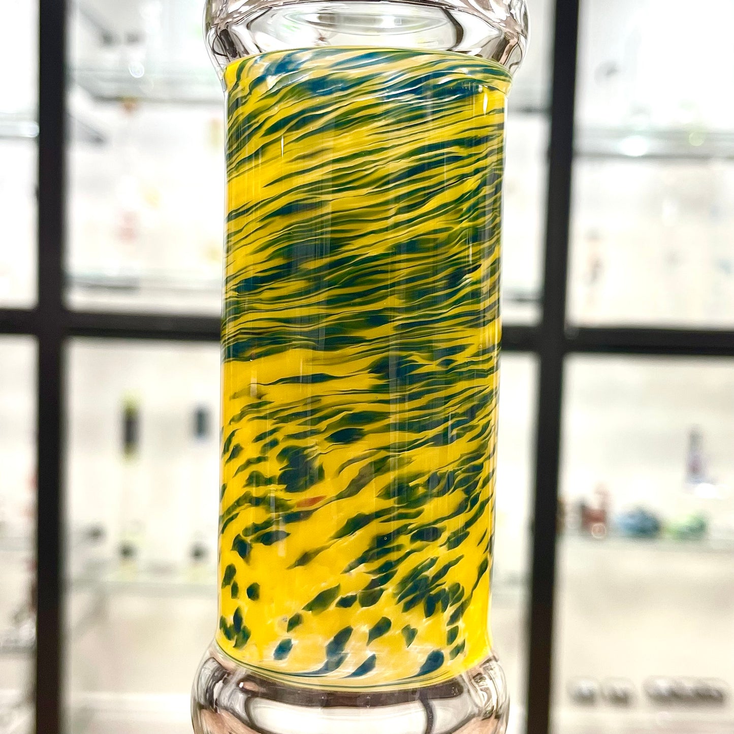 Mastah Glass Heavy Walled Beaker with Frit Section w/ 18mm-14mm Stem