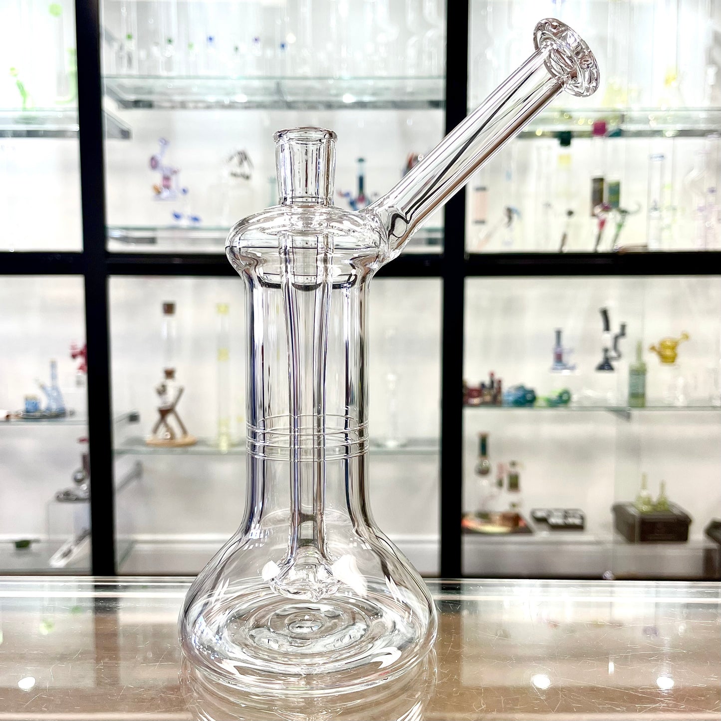 Mastah Glass 14mm 3 Hole Showerhead Bubbler