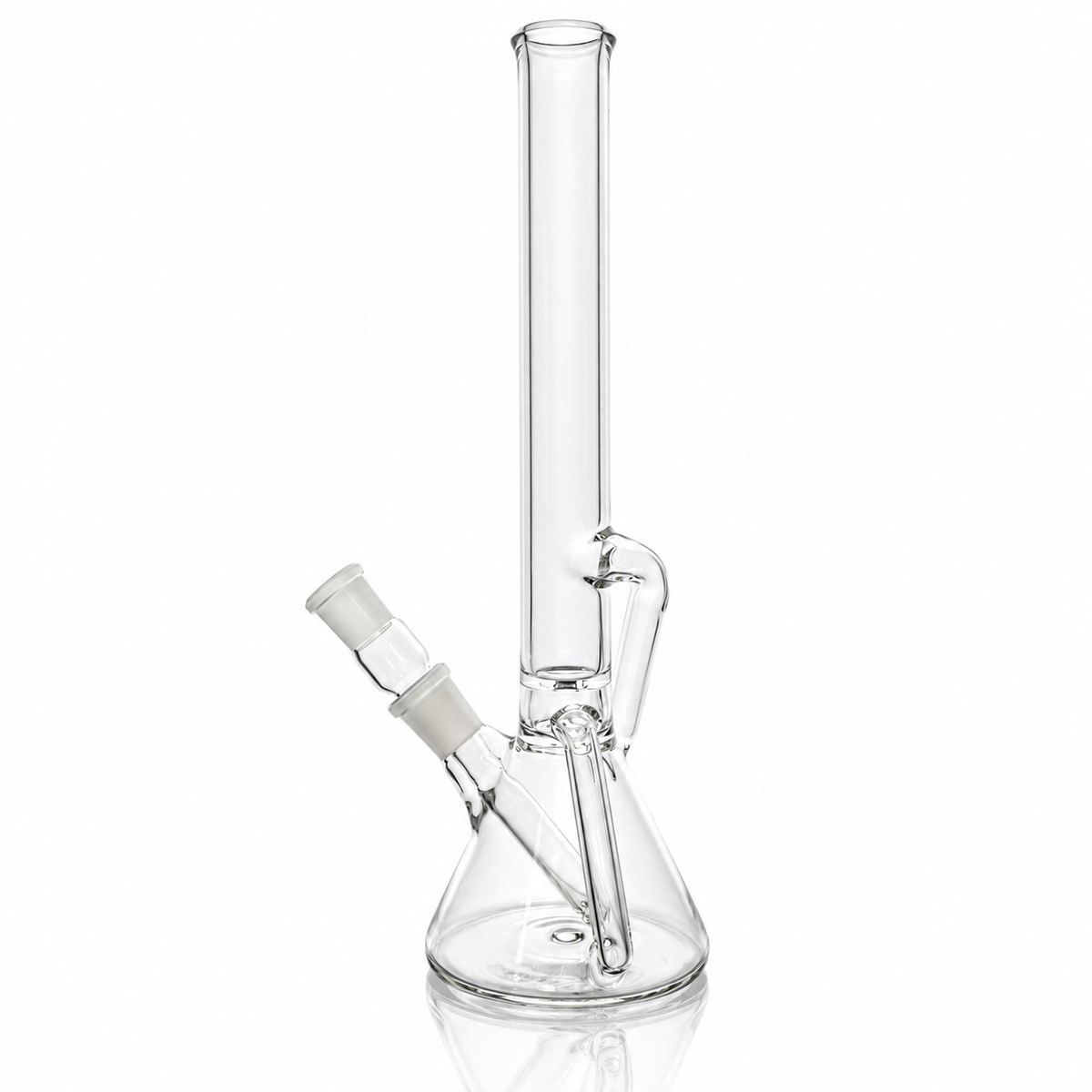 Discobox Clear Single Recycler Beaker w/ Removable Stem