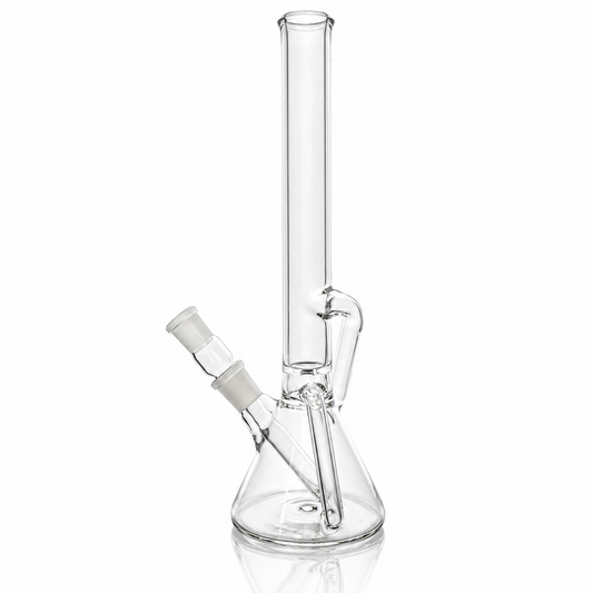 Discobox Clear Single Recycler Beaker w/ Removable Stem