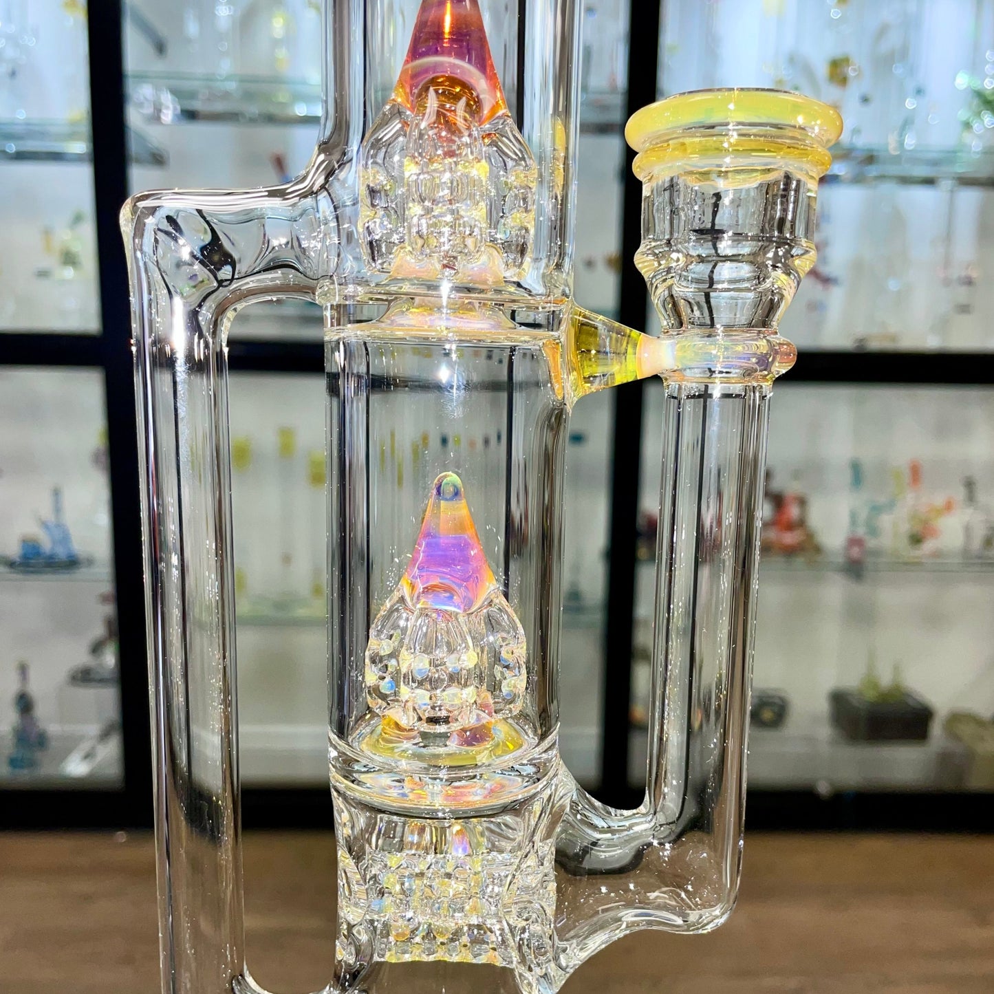 Blazed 44mm 3 Line Tree Tube w/ Inv 4 & Opal - NS Yellow