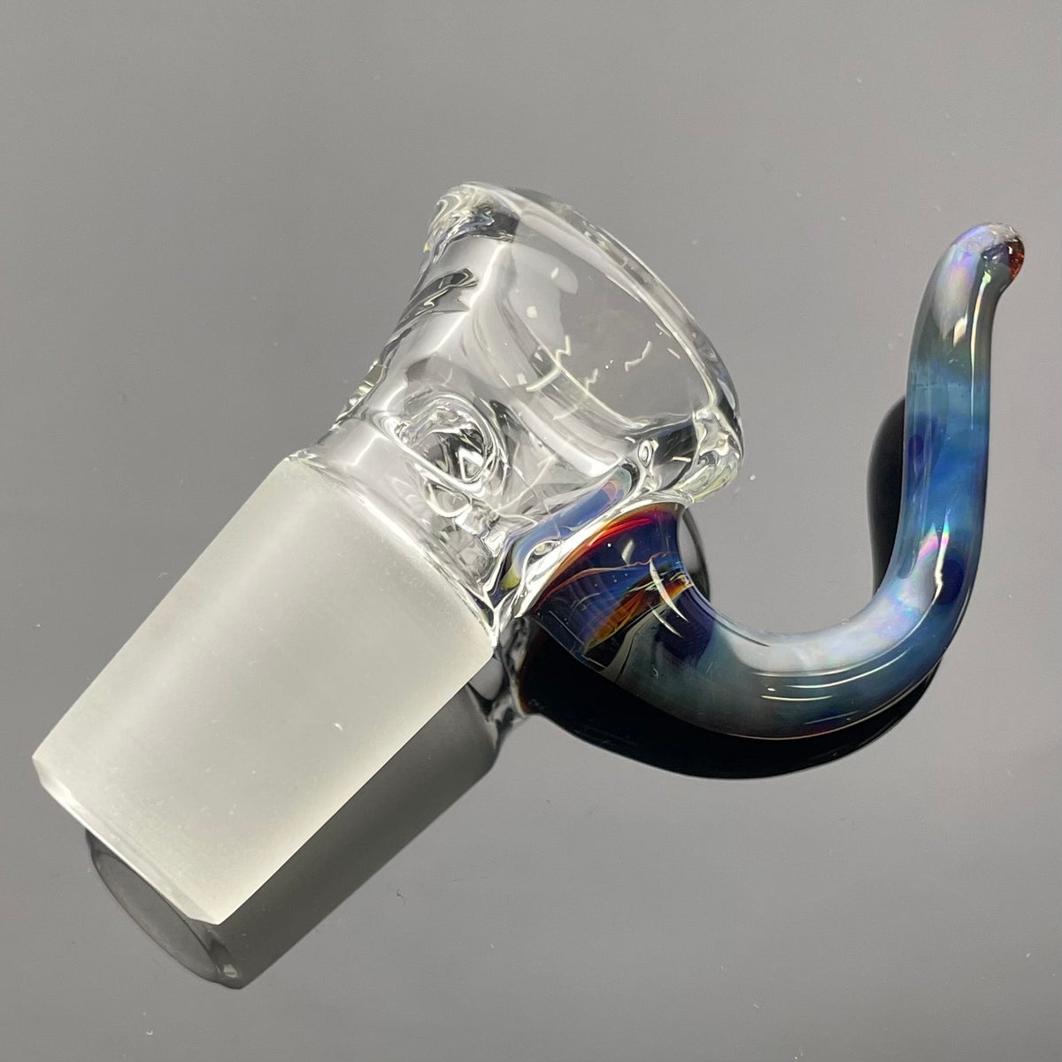 Discobox Clear Bowl w/ Horn 18mm 3 Hole