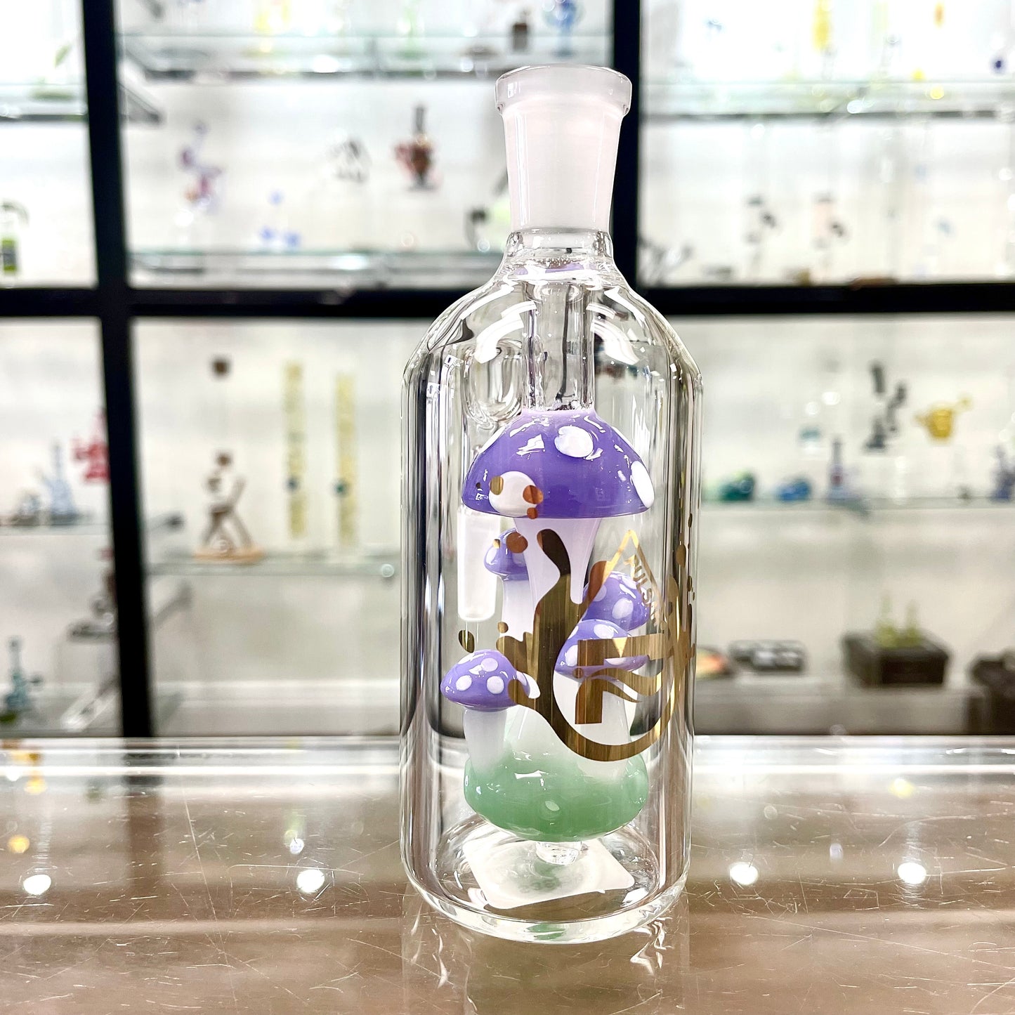 Pulsar 14mm 90 Degree Mushroom Ash Catcher - Purple