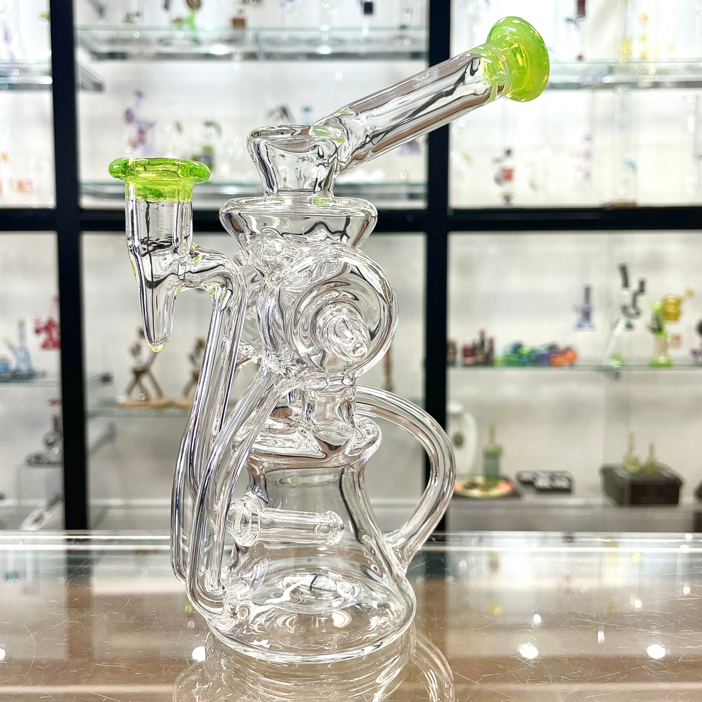 Mimzy Colour Accented Full Scroller Recycler - 14mm