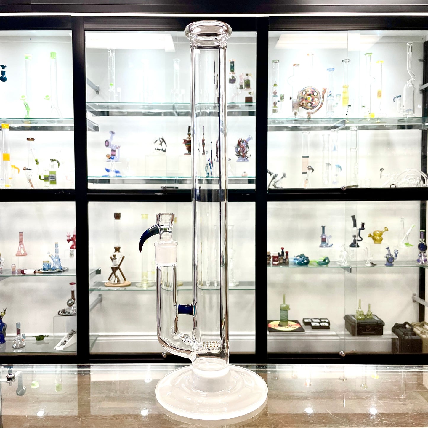 Gore Glass 44mm Partial Colour Accented Dual Stem