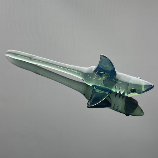 Kahuna Glass Full Colour Shark Poker/Dabber