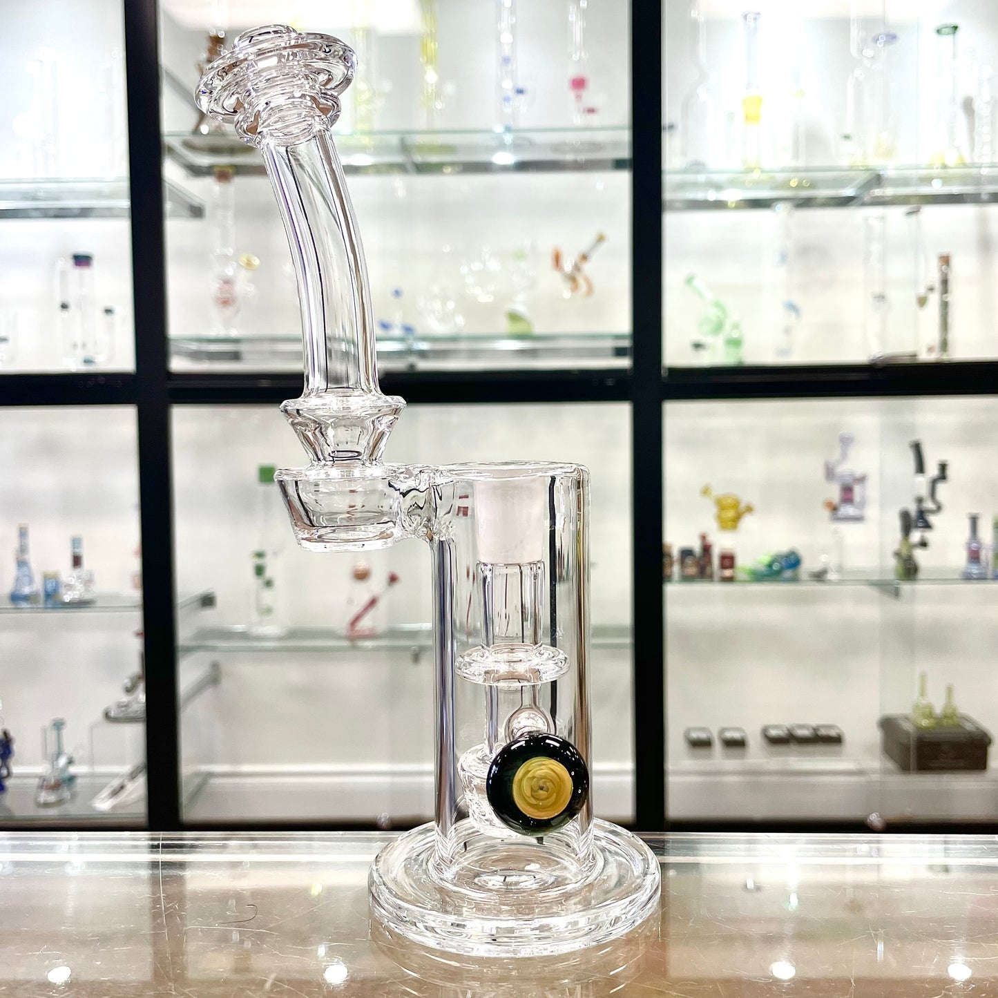 Discobox 14mm Terp Tower w/ Grids - Clear