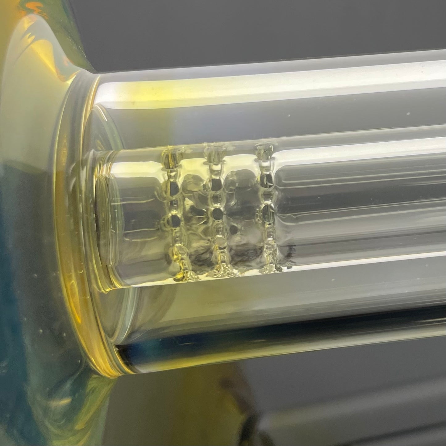 Jamms Clear & Fumed Pillar to Diamond Perc Tube