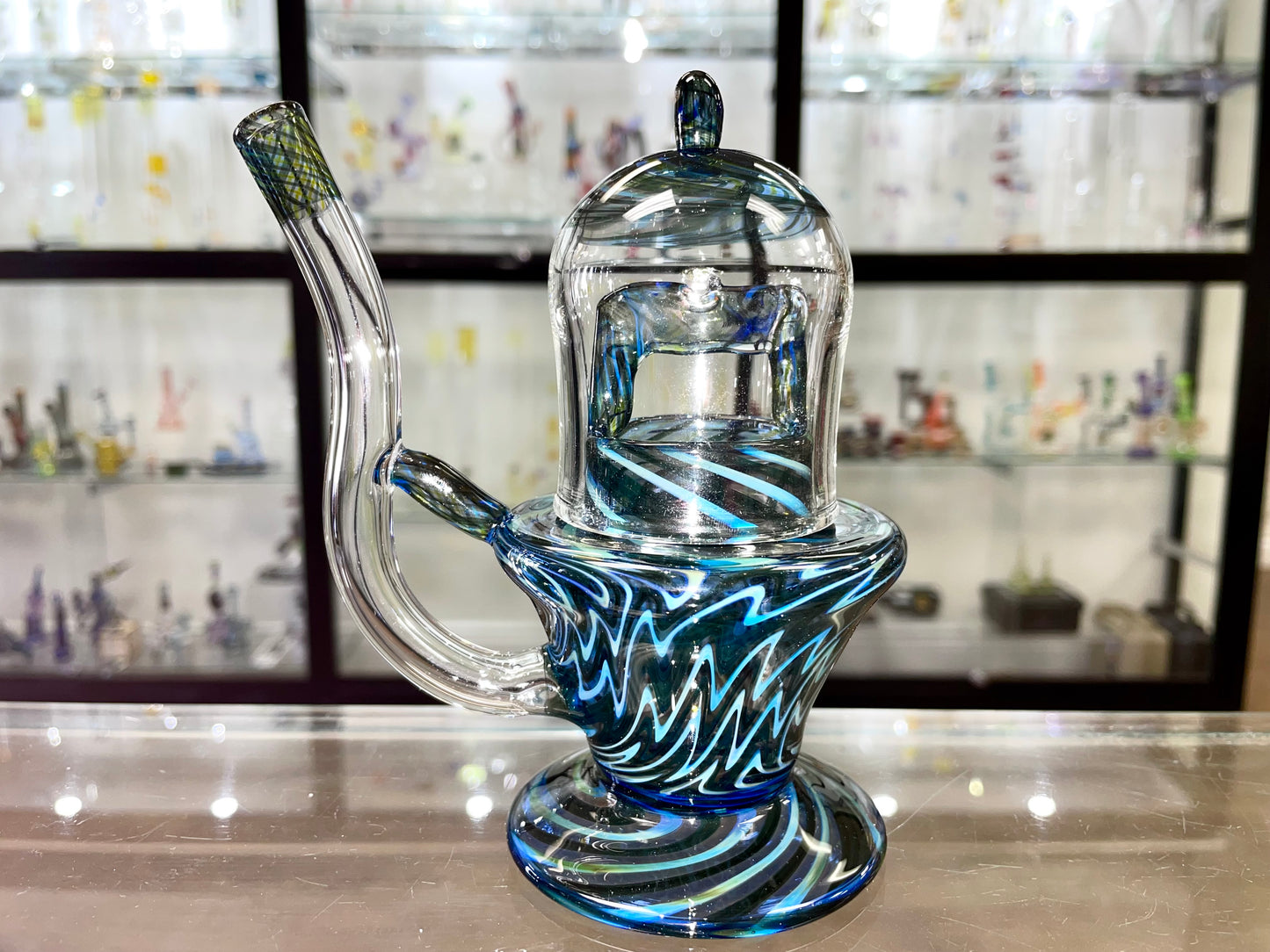 Mastah Glass Special Edition Worked Hash Lantern - Line Worked