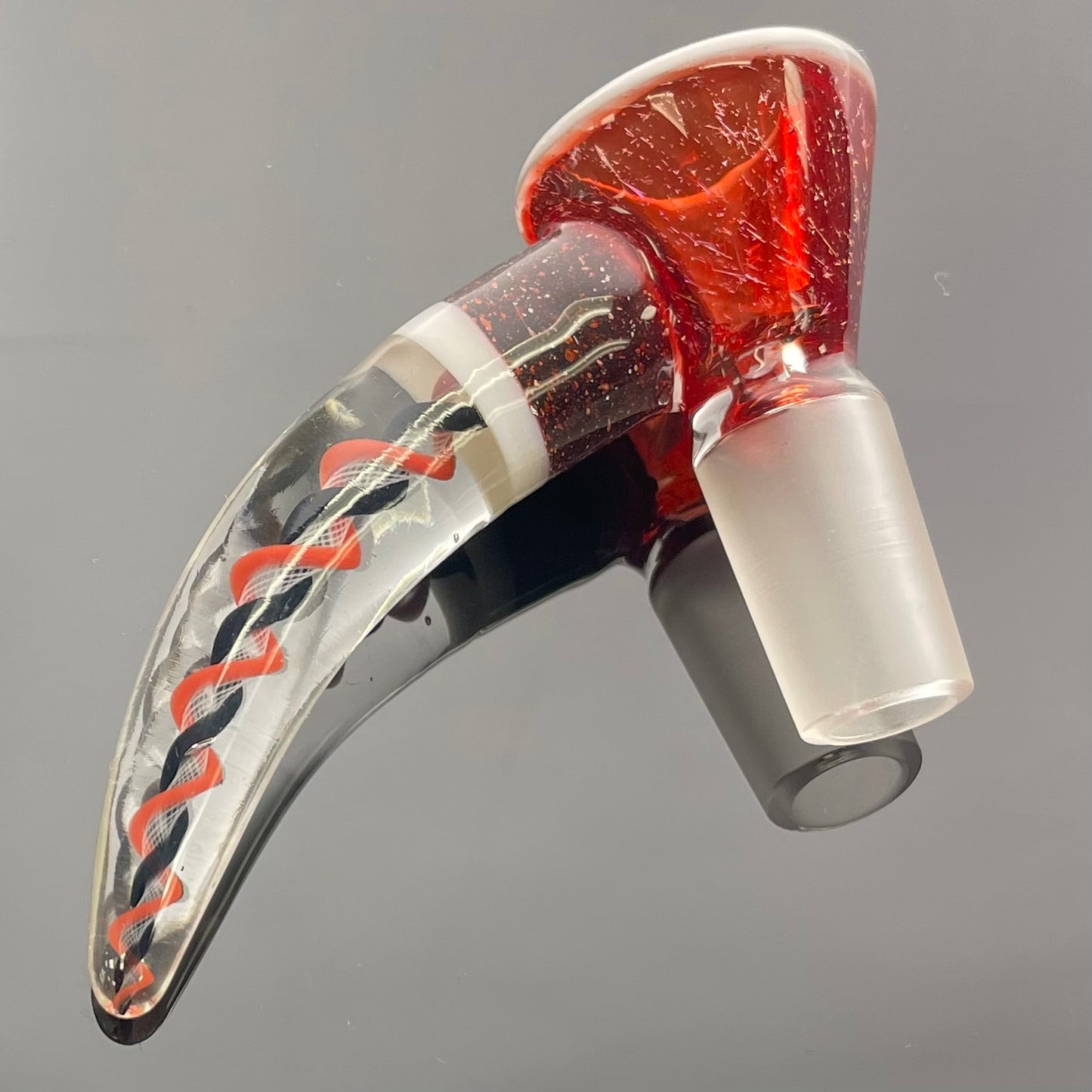 Glass With Jeremy 14mm Dichro Horn Bowl - Various Colours