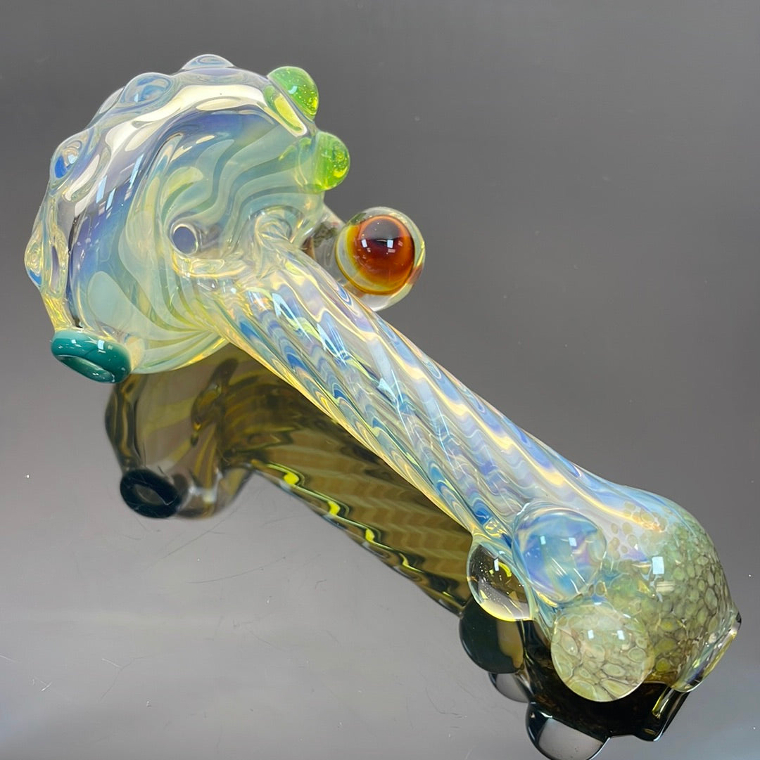 Eckardt Glass Fumed Mushroom Pipe