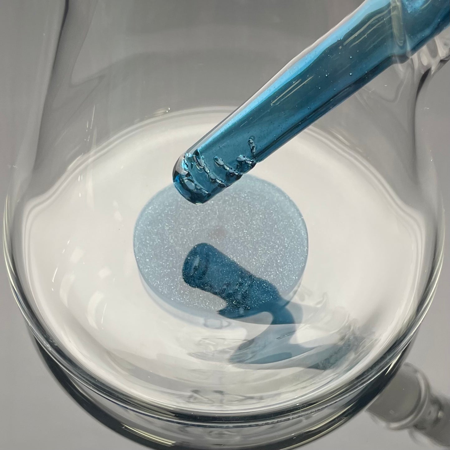 Green Belt Colour Accented Beaker - Heavy Blue Stardust