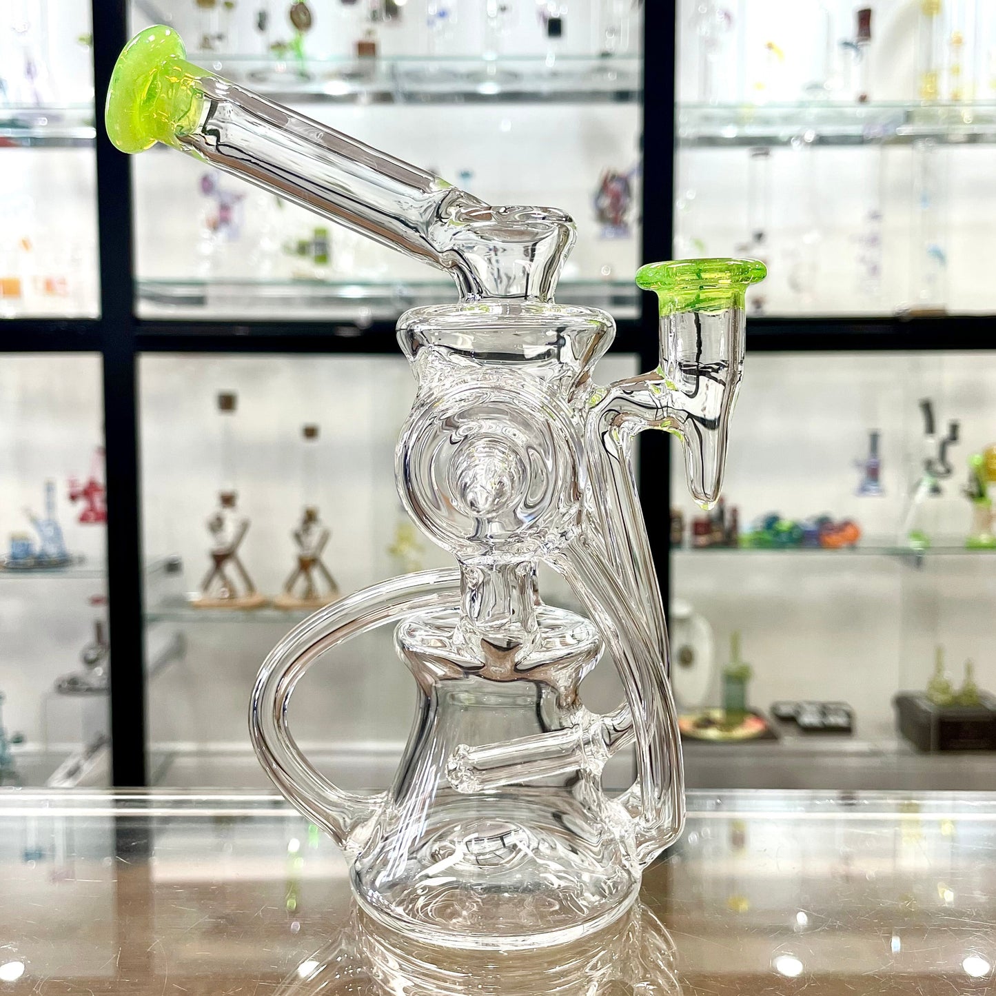 Mimzy Colour Accented Full Scroller Recycler - 14mm