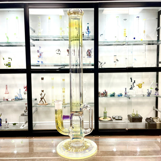 Green Belt Colour Accented Fume Stemline Drain Tube - Purple Lollipop