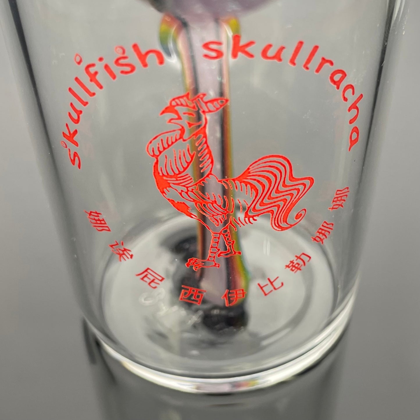 Skullfish 14mm Rainbow Dichro Skullracha Bottle